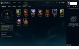 Conta Lol Unranked
