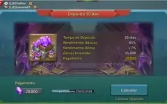 Conta com 39M de poder 200k t3