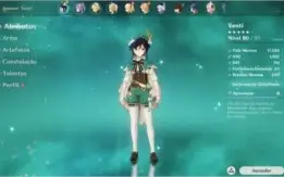 AR46 Genshin Impact- Venti, Keqing, Qiqi