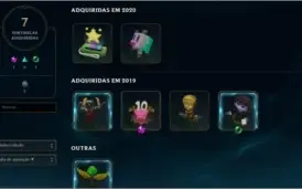 CONTA LEAGUE OF LEGENDS, PLATINA 4, 61 CAMPEÕES
