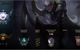 CONTA LEAGUE OF LEGENDS, PLATINA 4, 61 CAMPEÕES