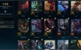 CONTA LEAGUE OF LEGENDS, PLATINA 4, 61 CAMPEÕES