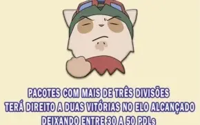 PROMO ELOJOB - RANKED SOLO - Confira as descrições