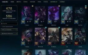 Conta de League of Legends, Mobile e Valorant