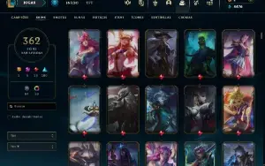 Conta de League of Legends, Mobile e Valorant
