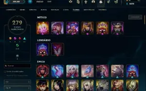 Conta de League of Legends, Mobile e Valorant