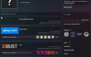 Conta Steam com varios jogos (ARK, FARCRY 5, RUST, ASC IV)