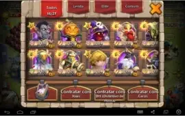 CONTA TOP EMBATE DO CASTELO/CASTLE CLASH