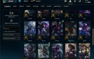 Conta Mestre com 35 Champs e 1 Skin + 20 Espolios