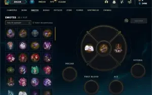Conta Mestre com 35 Champs e 1 Skin + 20 Espolios