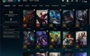 Conta Mestre com 35 Champs e 1 Skin + 20 Espolios