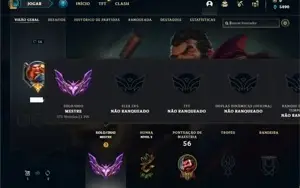 Conta Mestre com 35 Champs e 1 Skin + 20 Espolios
