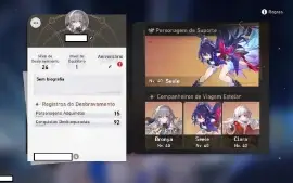 Seele + Bronya + Clara + Arma da Bailu - Honkai Star Rail