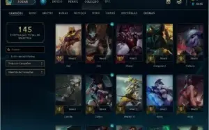 CONTA DE LOL NV 71, UNRANKED, 12 SKINS, 1 ULTIMATE