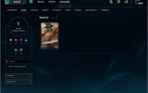 CONTA LEAGUE OF LEGENDS LV30 UNRANKED