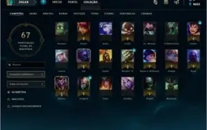 CONTA LEAGUE OF LEGENDS LV30 UNRANKED