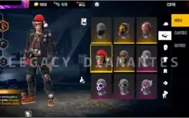 CONTA DIAMANTE 1 COM DINO E 1500 DIAMANTES