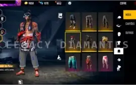 CONTA DIAMANTE 1 COM DINO E 1500 DIAMANTES