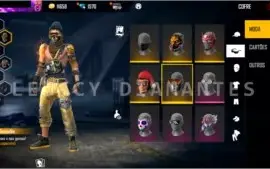 CONTA DIAMANTE 1 COM DINO E 1500 DIAMANTES