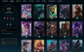 Conta MESTRE LOL full champ