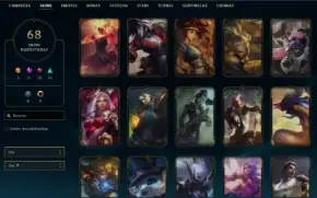 Conta MESTRE LOL full champ