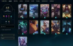 Conta MESTRE LOL full champ