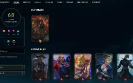 Conta MESTRE LOL full champ