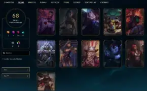 Conta MESTRE LOL full champ