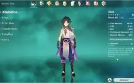 Conta Genshin XIAO + ARMA, ALBEDO E A 10 ORAÇÕES DE UM 5