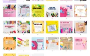 Pack Canva Papelaria - 26 Artes Editáveis