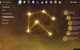 GENSHIN IMPACT - AR56 12 Personagens T5⭐4 Armas T5⭐ShogunC1