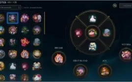 Conta lvl215 Gold 3 com 53 skins