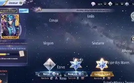 Conta Saint Seiya A126 - Lv.59 (767 Gemas, 1200 Cupons)