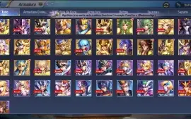 Conta Saint Seiya A126 - Lv.59 (767 Gemas, 1200 Cupons)