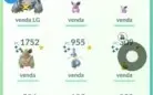 Vendo Shinys! Pikachu de Eventos, Eevee com Flor, Legados.