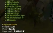 Vendos itens, servidor spiritia.
