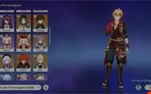 End conta genshin - 13 personagens e 7 armas (5 estrelas)+