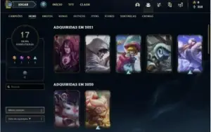 Conta gold com mmr bom