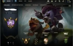 Conta gold com mmr bom