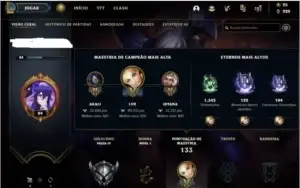 Conta gold com mmr bom