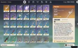 CONTA GENSHIN IMPACT (DILUC, VENTI, FISCHL....)RANK 34