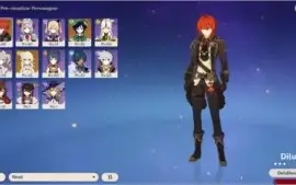 CONTA GENSHIN IMPACT (DILUC, VENTI, FISCHL....)RANK 34