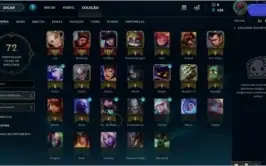 CONTA GOLD 3 SMURF 26 CAMPEOES E 3 SKINS