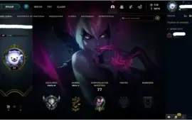 Vendo conta Lv37 com 200 jogos Prata3 e 4 skins