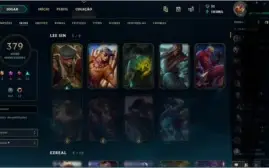 CONTA FULL CHAMP, QUASE 400 SKINS