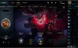 CONTA FULL CHAMP, QUASE 400 SKINS