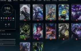 CONTA LOL mmr platina quase todas skins lux, neeko e yuumi