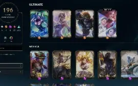 CONTA LOL mmr platina quase todas skins lux, neeko e yuumi