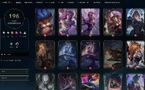 CONTA LOL mmr platina quase todas skins lux, neeko e yuumi