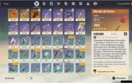 XIAO AR37 + 03 ARMAS 5* com BENÇÃO e PASSE ATIVOS